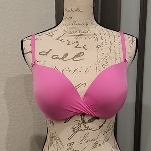 36C Vibrant Pink Plunge